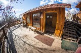 Hydroelectric Sauna, sun deck - Doug Bates